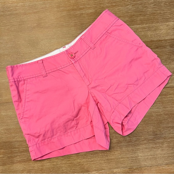 Lilly Pulitzer 5" Callahan Pink Chino Shorts 2 - Picture 2 of 5